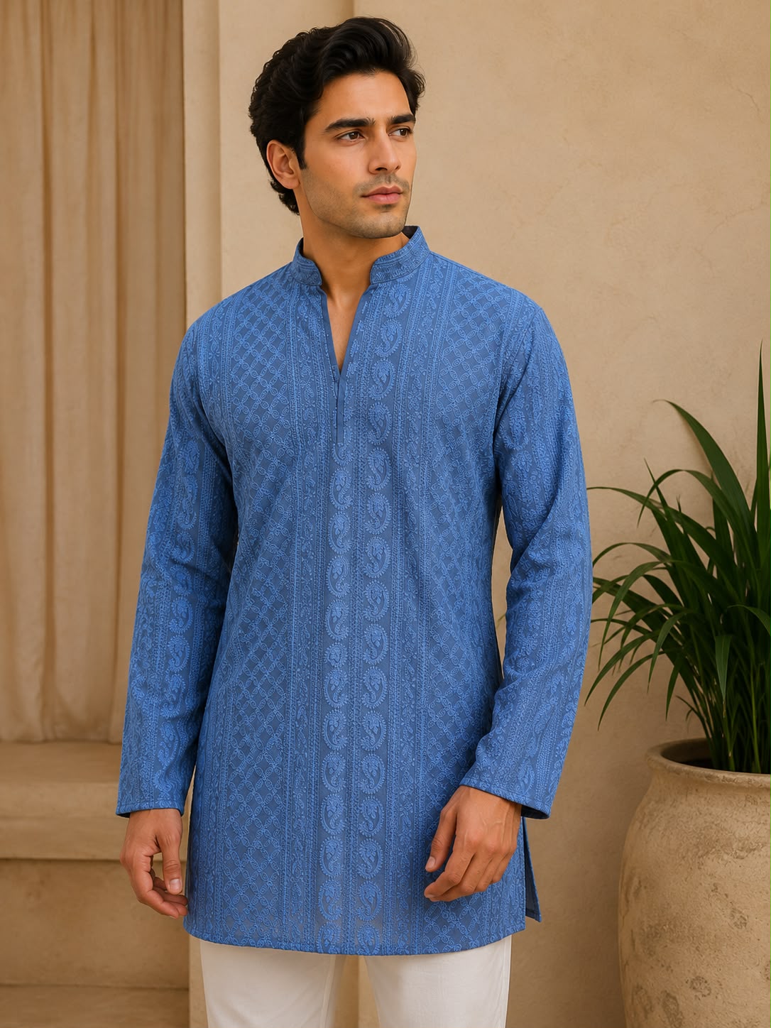 Lakhnavi/chikankari