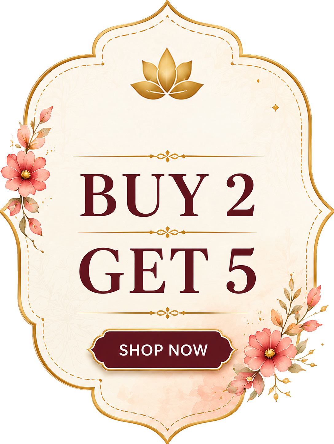 BUY 2 GET 5