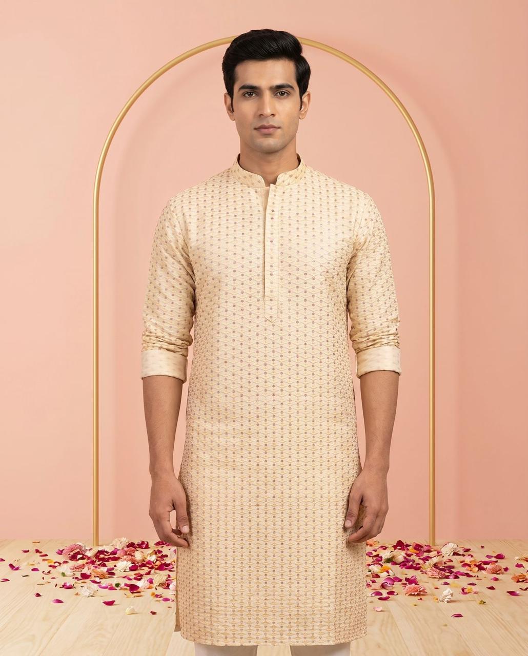 Classic Chiku Mens Kurta